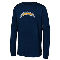 Los Angeles Chargers Youth Primary Logo Long Sleeve T-Shirt - Navy outlet