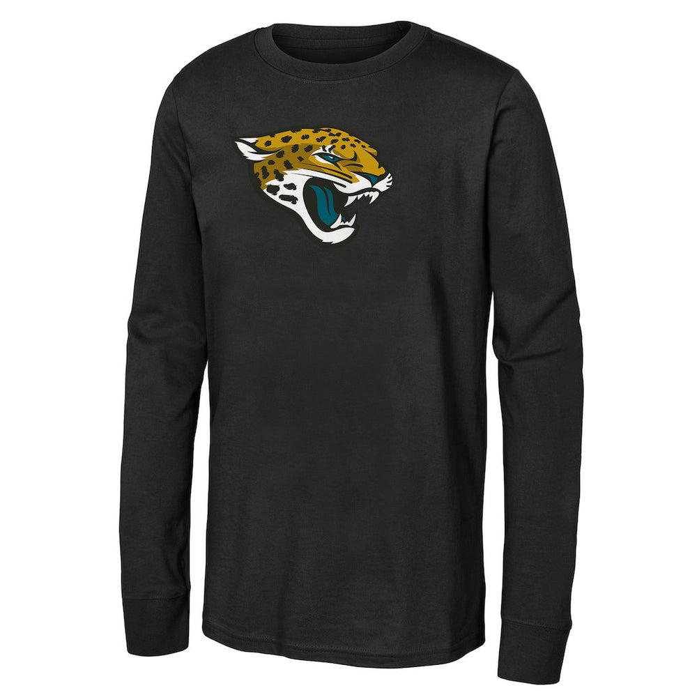 Jacksonville Jaguars Outerstuff Youth Primary Logo Long Sleeve T-Shirt - Black discount