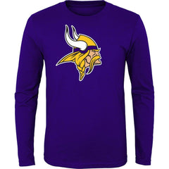 Minnesota Vikings Youth Primary Logo Long Sleeve T-Shirt - Purple online