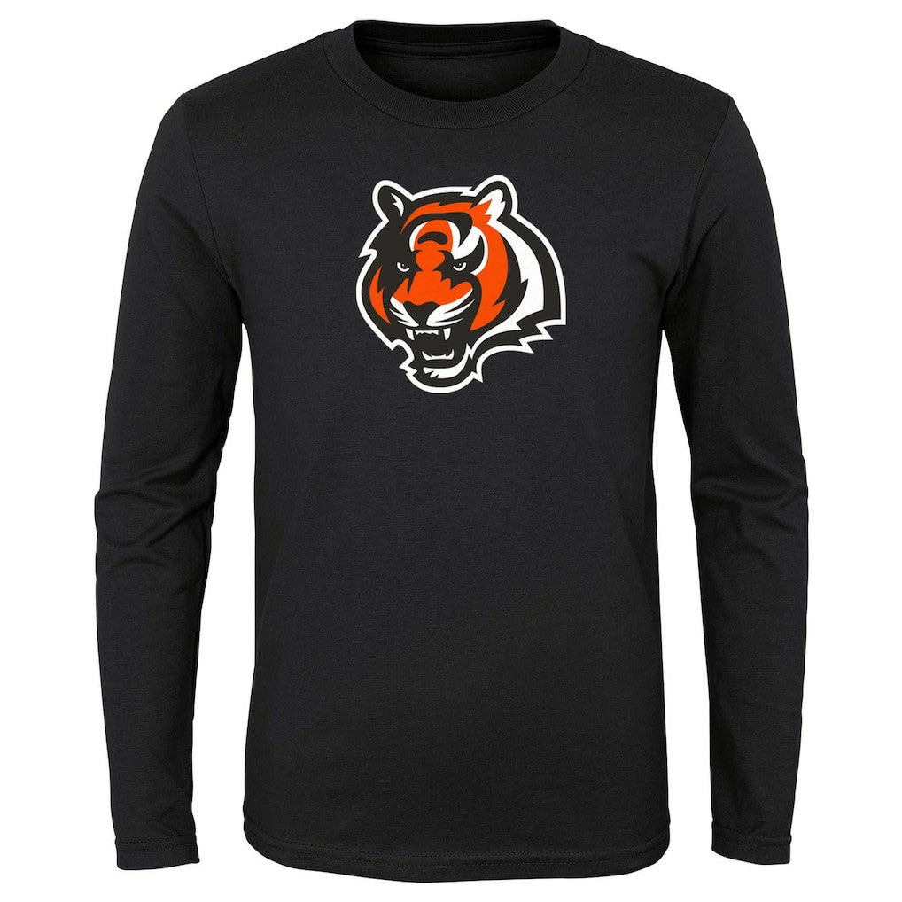 Cincinnati Bengals Preschool Primary Logo Long Sleeve T-Shirt - Black discount