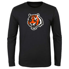 Cincinnati Bengals Preschool Primary Logo Long Sleeve T-Shirt - Black discount