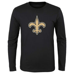 New Orleans Saints Preschool Primary Logo Long Sleeve T-Shirt - Black discount