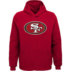 San Francisco 49ers Youth Team Logo Pullover Hoodie - Scarlet outlet