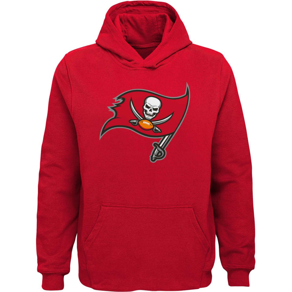 Tampa Bay Buccaneers Youth Team Logo Pullover Hoodie - Red cheap