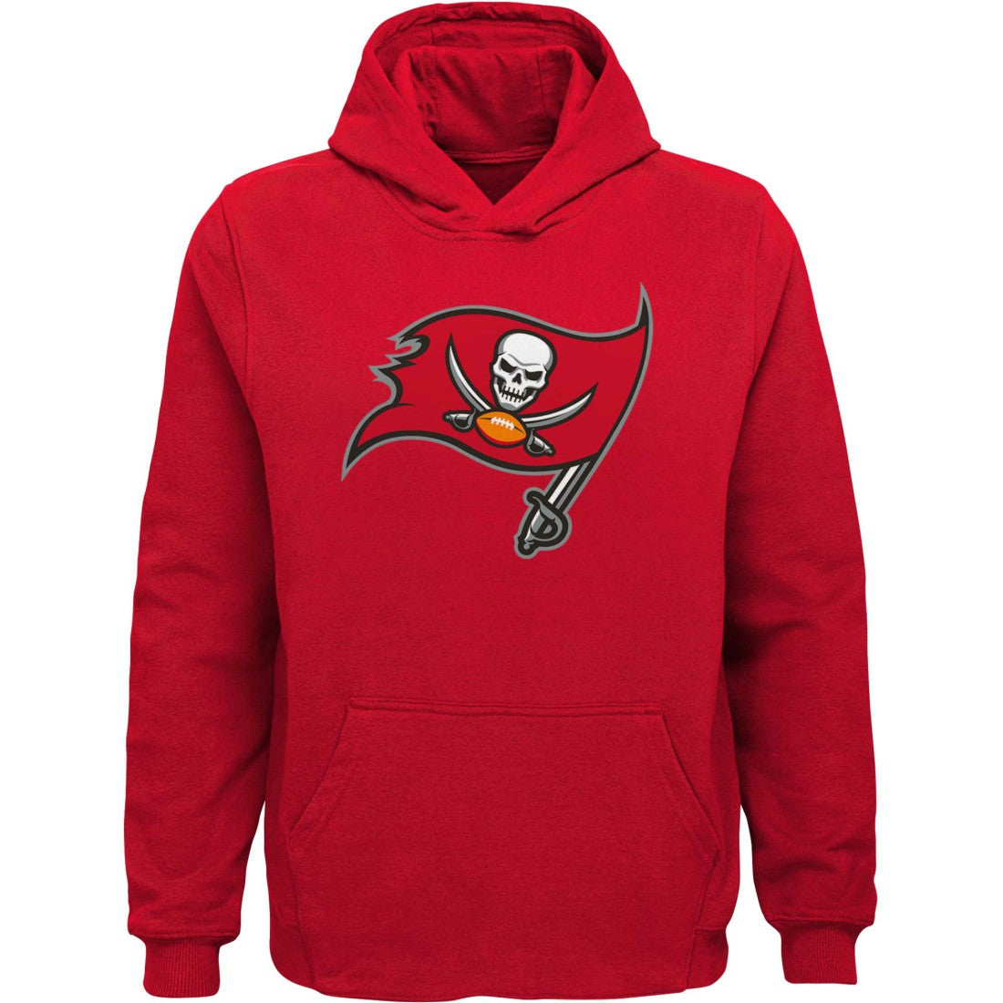 Tampa Bay Buccaneers Youth Team Logo Pullover Hoodie - Red cheap