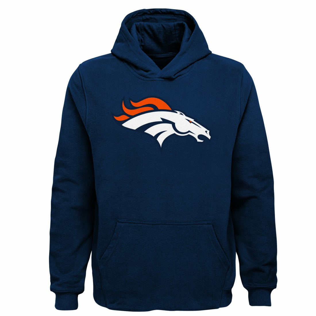Denver Broncos Youth Team Logo Pullover Hoodie - Navy outlet