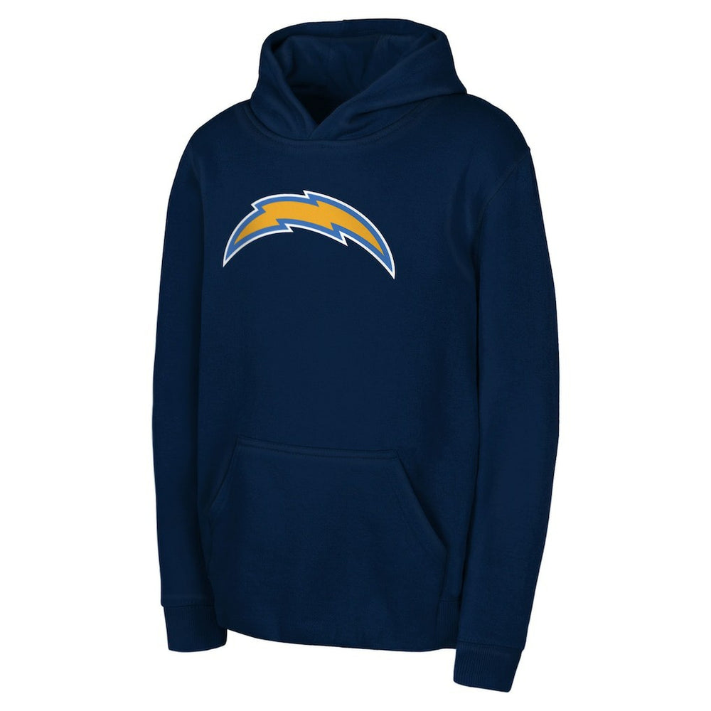 Los Angeles Chargers Youth Team Logo Pullover Hoodie - Navy cheap