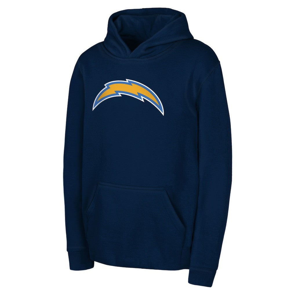 Los Angeles Chargers Youth Team Logo Pullover Hoodie - Navy cheap