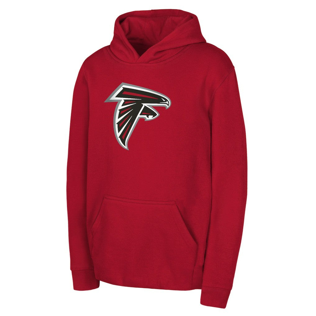 Atlanta Falcons Youth Team Logo Pullover Hoodie - Red discount