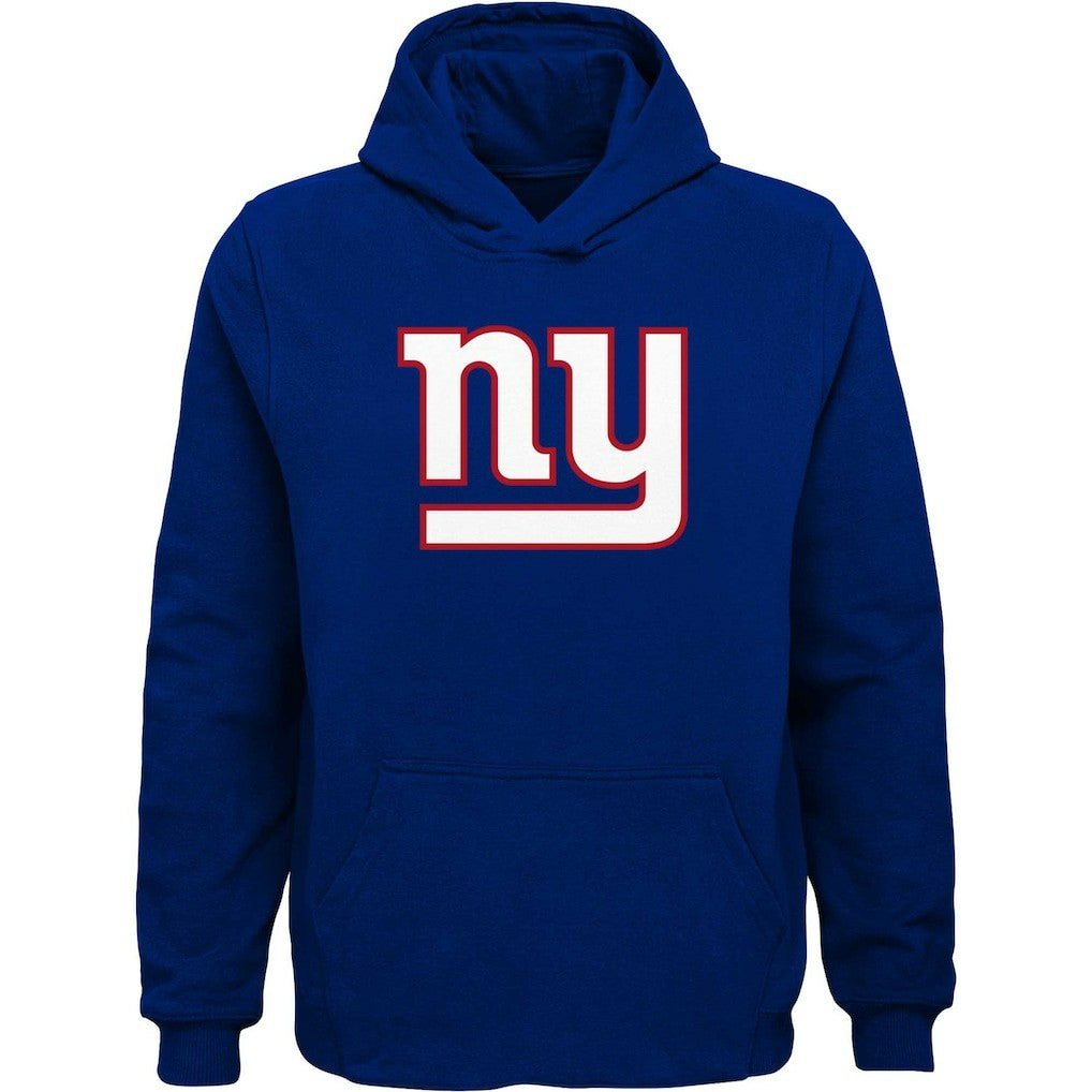 New York Giants Youth Team Logo Pullover Hoodie - Royal outlet