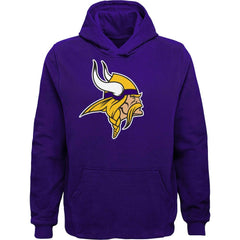 Minnesota Vikings Youth Team Logo Pullover Hoodie - Purple sale
