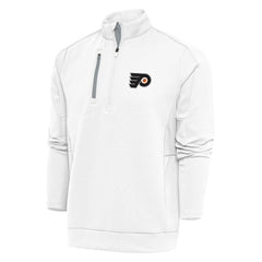 Philadelphia Flyers Antigua Special Edition 2.0 Generation Quarter-Zip Pullover Top - White Pullover