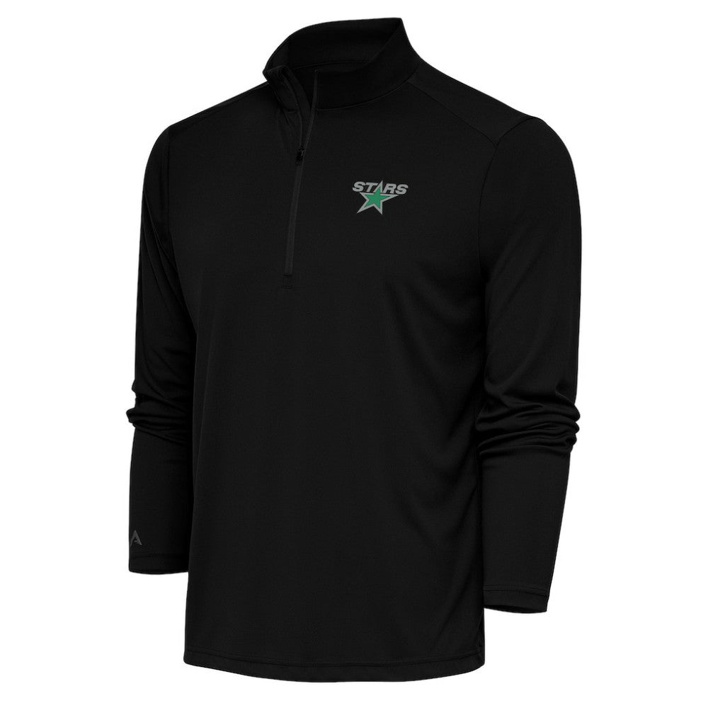 Dallas Stars Antigua Special Edition 2.0 Tribute Quarter-Zip Pullover Top - Black Pullover