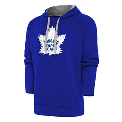 Toronto Maple Leafs Antigua Special Edition 2.0 Victory Pullover Hoodie - Royal Hoodies