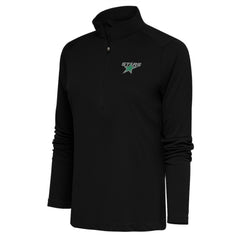 Dallas Stars Antigua Women's Special Edition 2.0 Tribute Quarter-Zip Pullover Top - Black Pullover