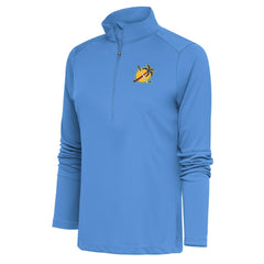 Florida Panthers Antigua Women's Special Edition 2.0 Tribute Quarter-Zip Pullover Top - Light Blue Pullover