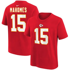 Patrick Mahomes Kansas City Chiefs Youth Player Name & Number T-Shirt - Red outlet