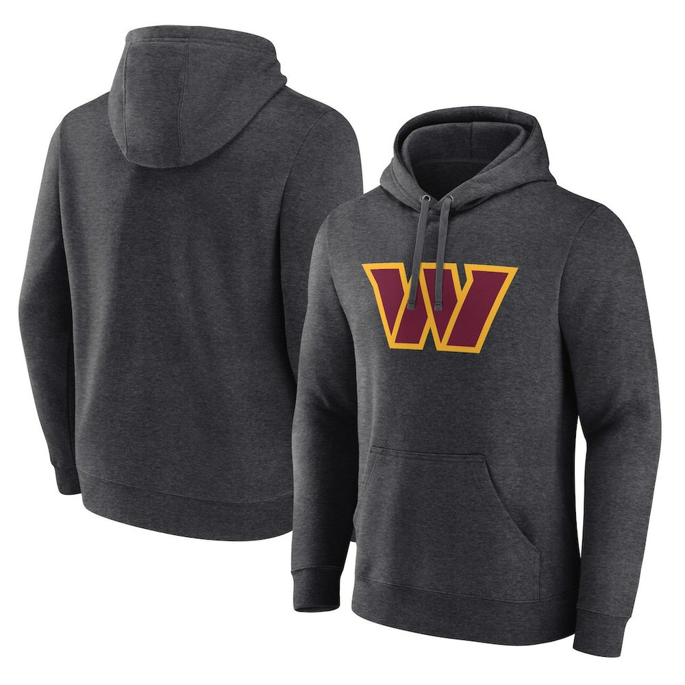 Washington Commanders Primary Logo Pullover Hoodie - Charcoal for sale