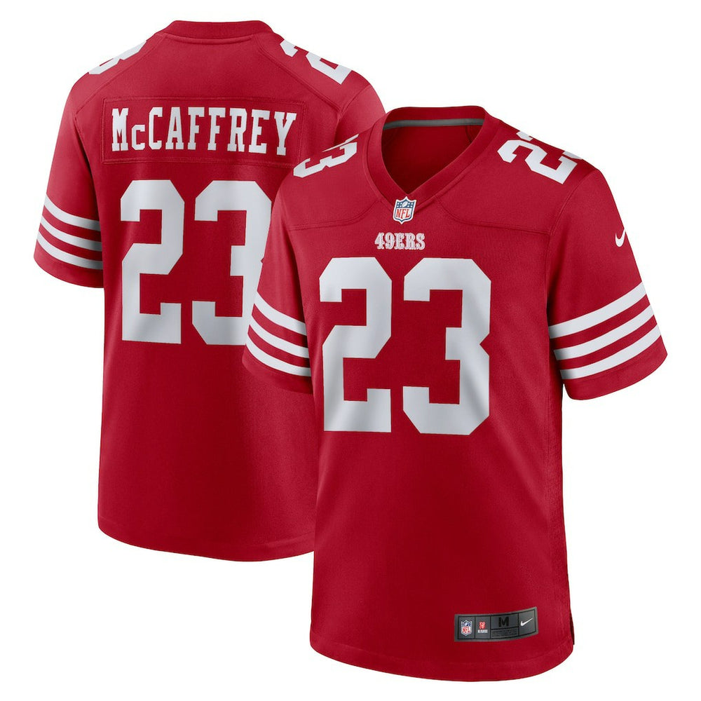 Christian McCaffrey San Francisco 49ers Game Player Jersey - Scarlet online