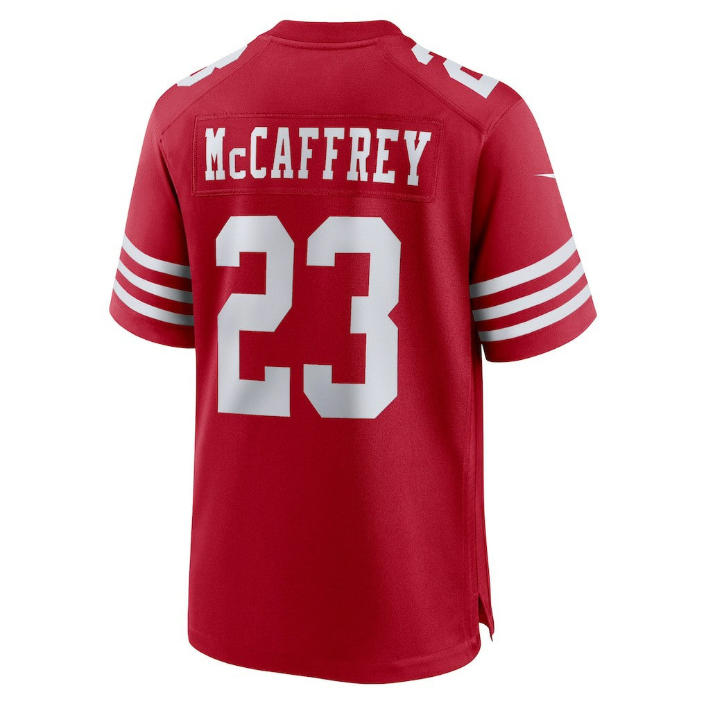 Christian McCaffrey San Francisco 49ers Game Player Jersey - Scarlet online