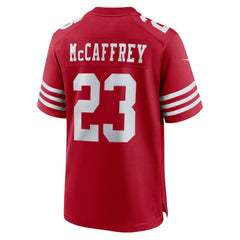 Christian McCaffrey San Francisco 49ers Game Player Jersey - Scarlet online