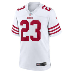 Christian McCaffrey San Francisco 49ers Game Player Jersey - White on sale
