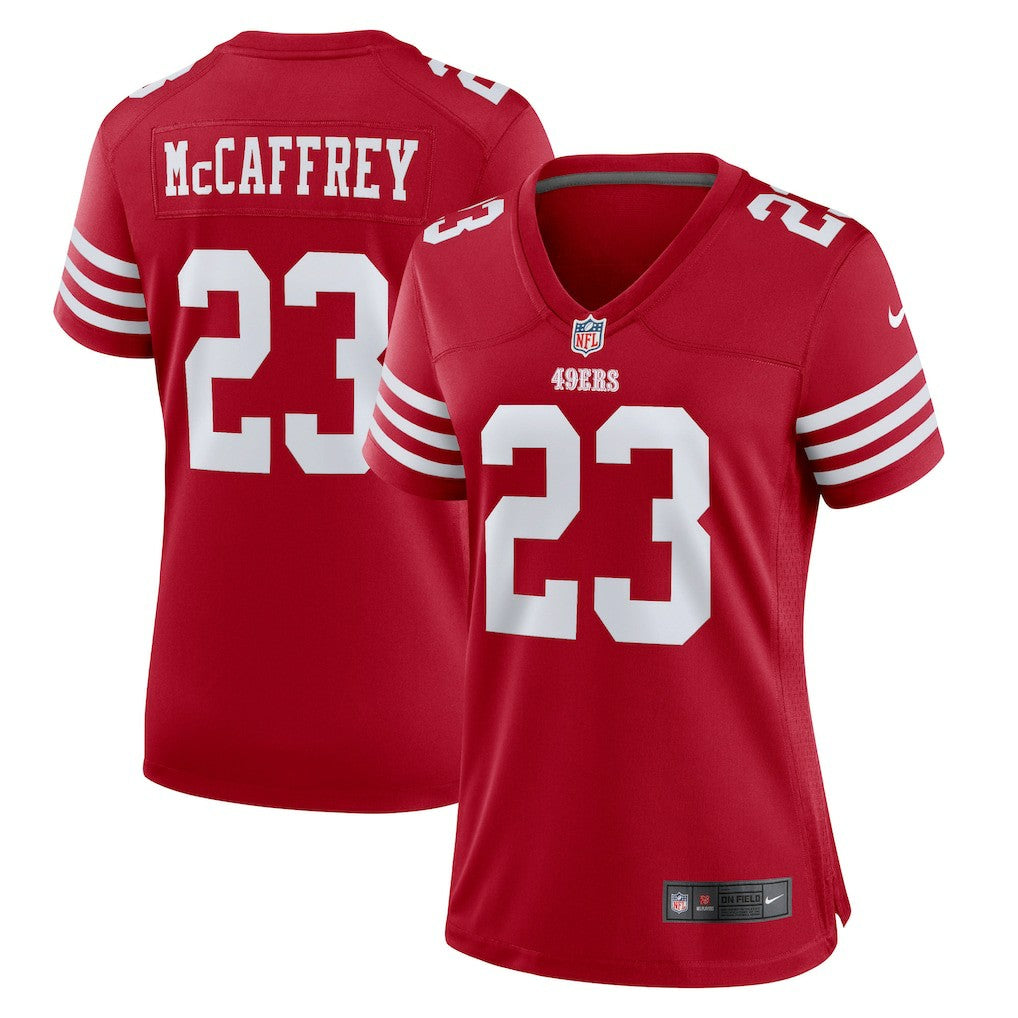 Christian McCaffrey San Francisco 49ers Women's Player Jersey - Scarlet cheap