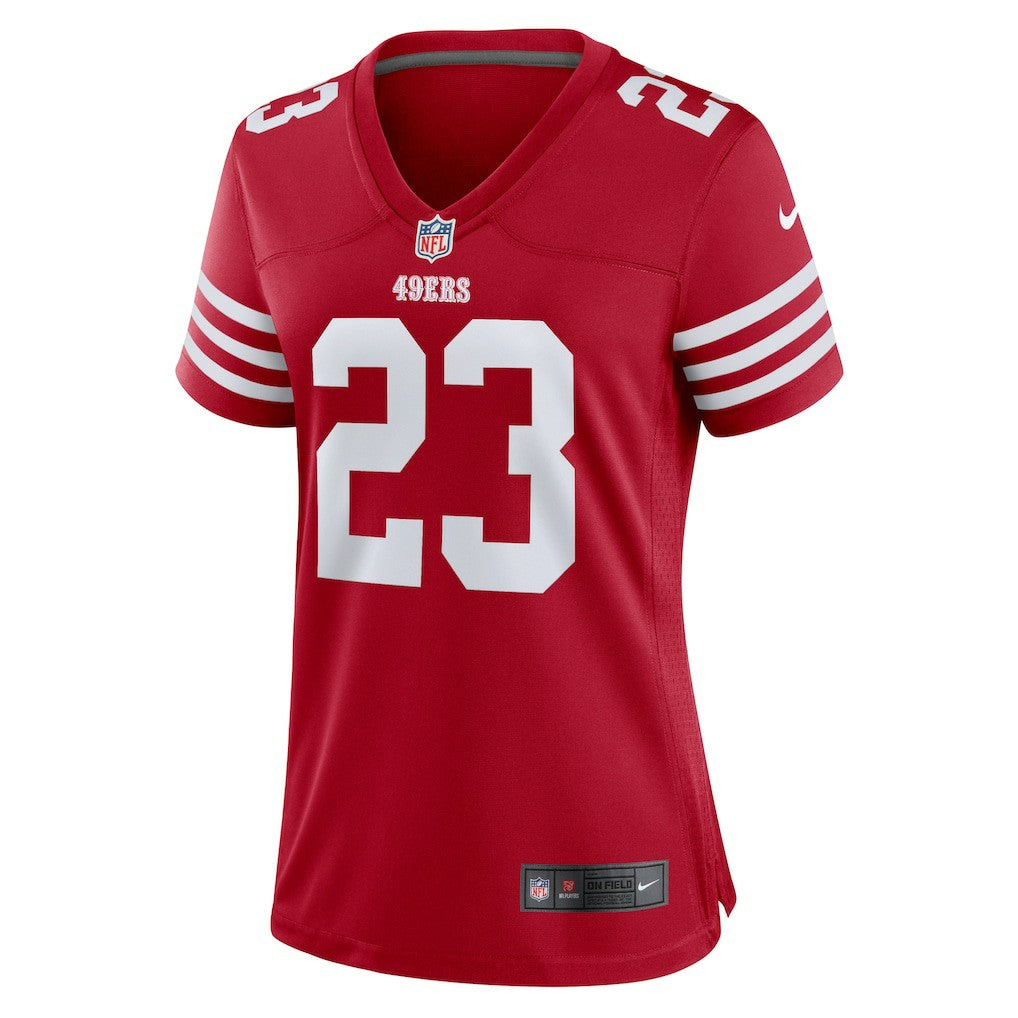 Christian McCaffrey San Francisco 49ers Women's Player Jersey - Scarlet cheap