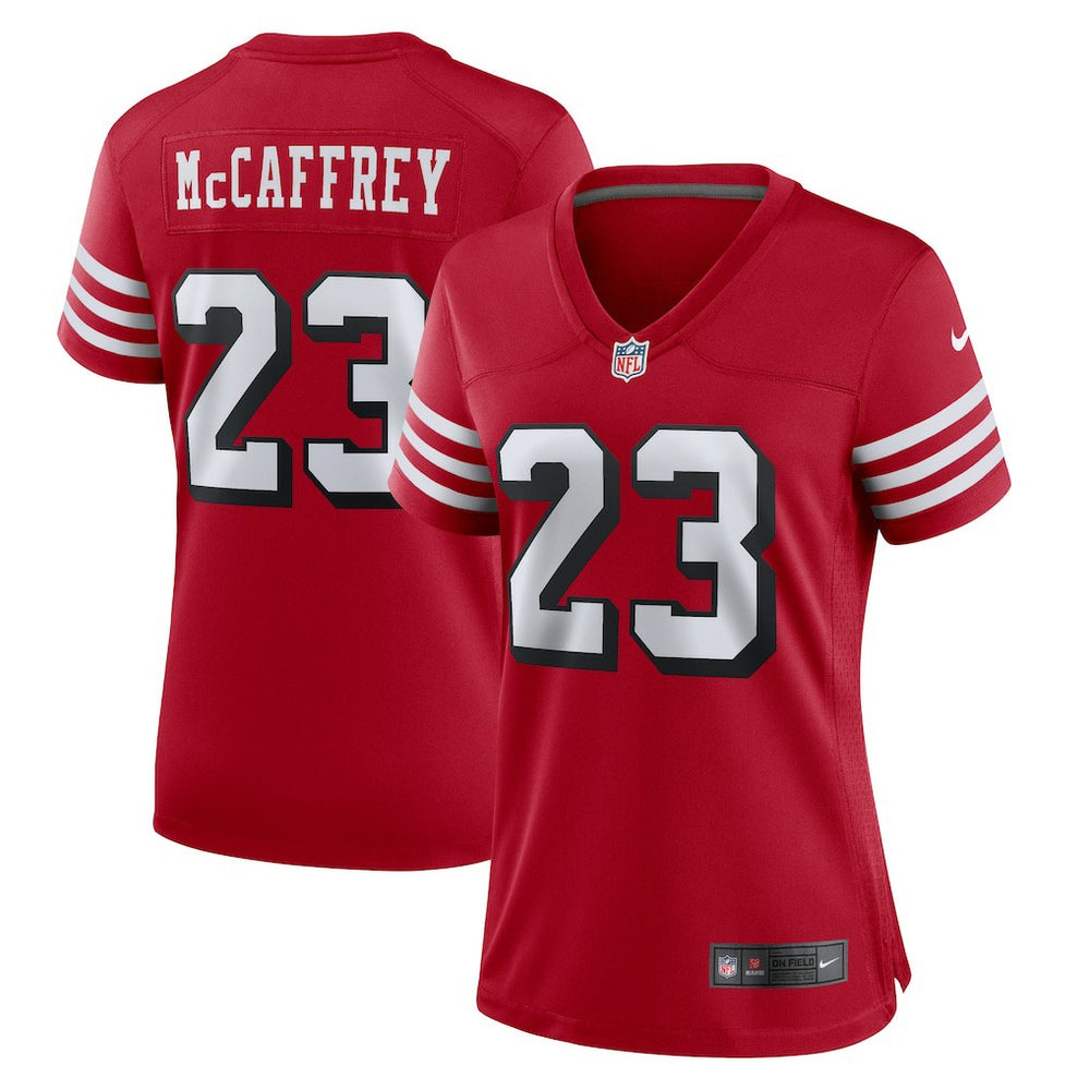 Christian McCaffrey San Francisco 49ers Women's Player Jersey - Scarlet cheap
