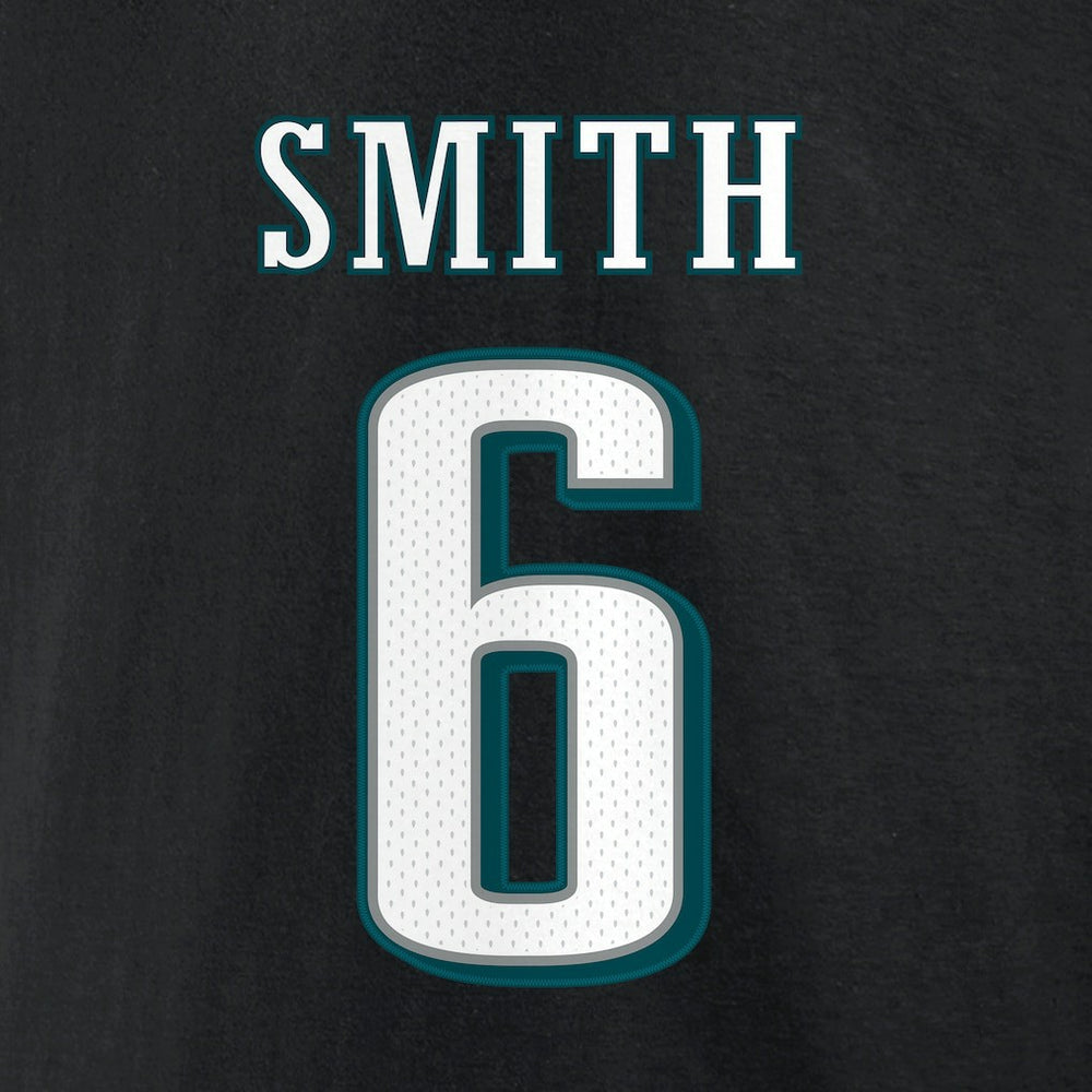 DeVonta Smith Philadelphia Eagles Icon Player Name & Number T-Shirt - Black online