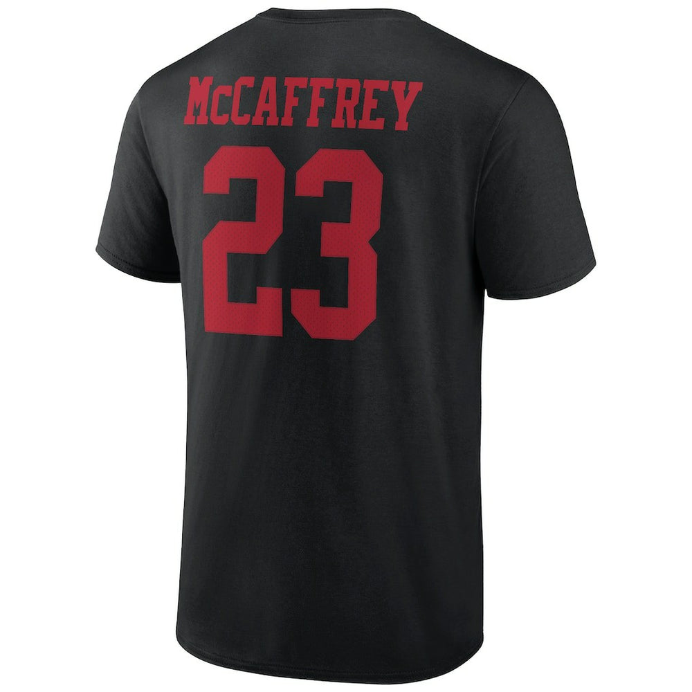 Christian McCaffrey San Francisco 49ers Icon Player Name & Number T-Shirt - Black online