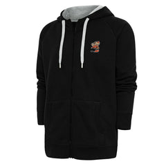 Cleveland Browns Antigua Team Logo Victory Full-Zip Hoodie - Black cheap