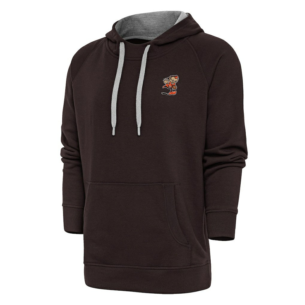 Cleveland Browns Antigua Team Logo Victory Pullover Hoodie - Brown outlet