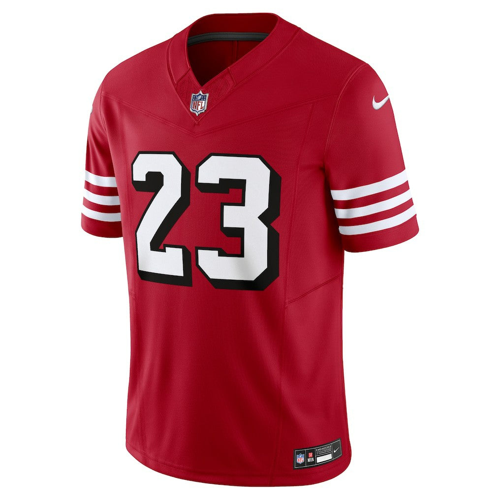 Christian McCaffrey San Francisco 49ers Vapor F.U.S.E. Limited Jersey - Scarlet on sale