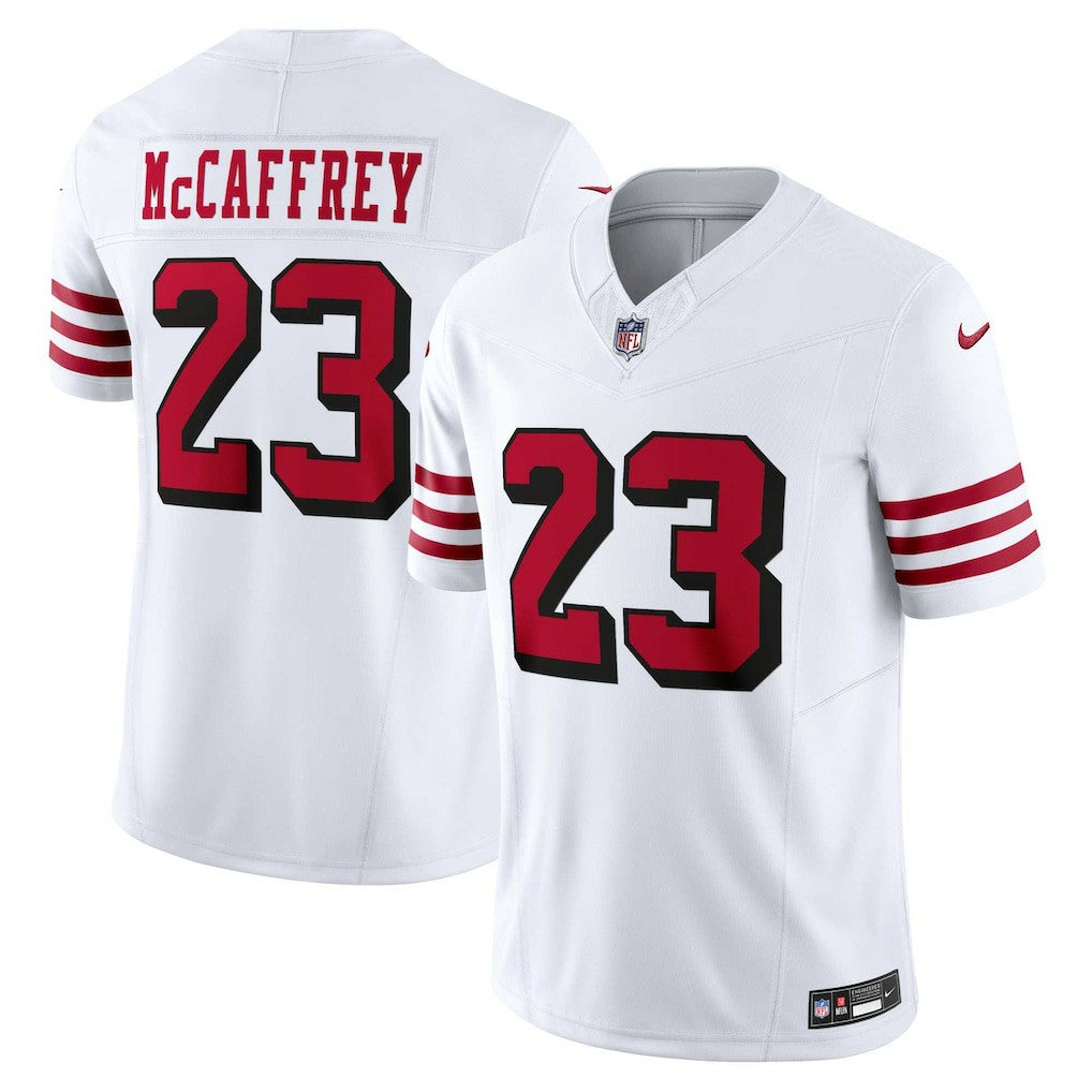 Christian McCaffrey San Francisco 49ers Vapor F.U.S.E. Limited 2nd Alternate Jersey - White cheap
