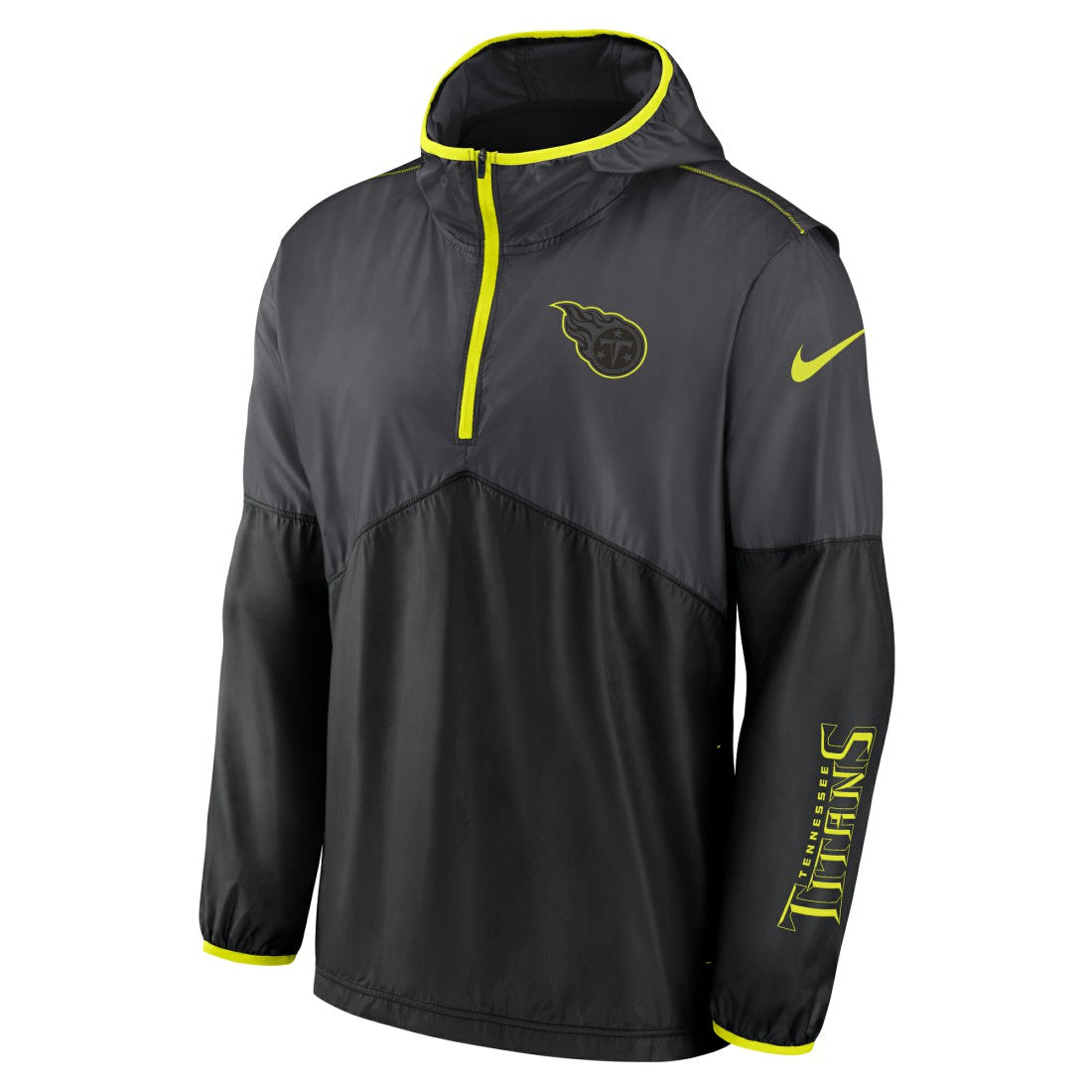 Tennessee Titans Volt Hoodie Half-Zip Jacket - Anthracite for sale