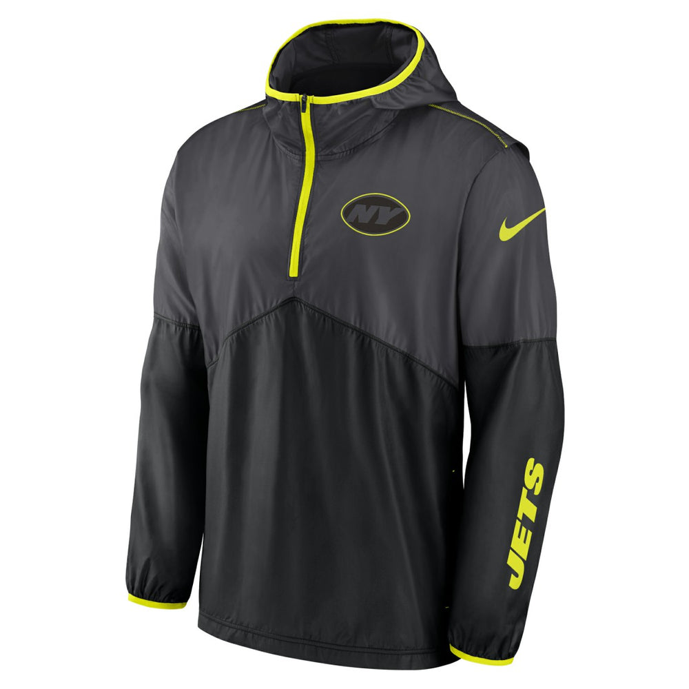 New York Jets Volt Hoodie Half-Zip Jacket - Anthracite cheap