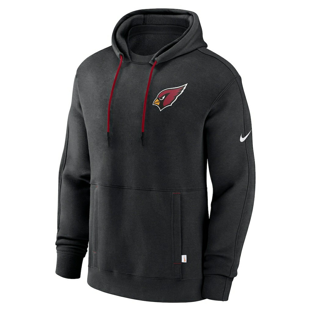 Arizona Cardinals Layered Logo Statement Pullover Hoodie - Black sale