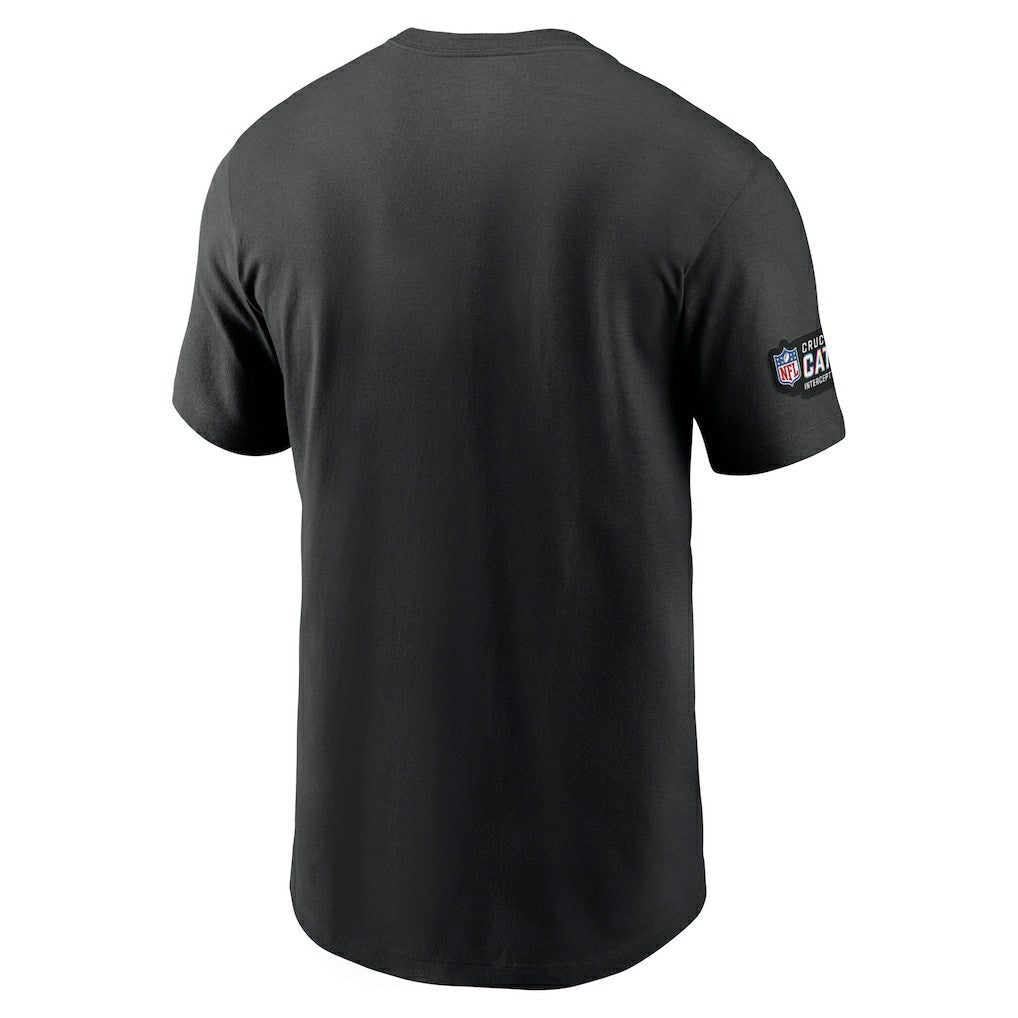 Arizona Cardinals Crucial Catch Sideline Tri-Blend T-Shirt - Black for sale