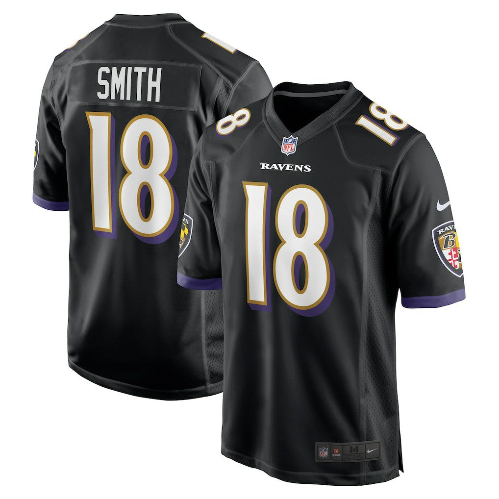 Roquan Smith Baltimore Ravens Alternate Game Jersey - Black outlet