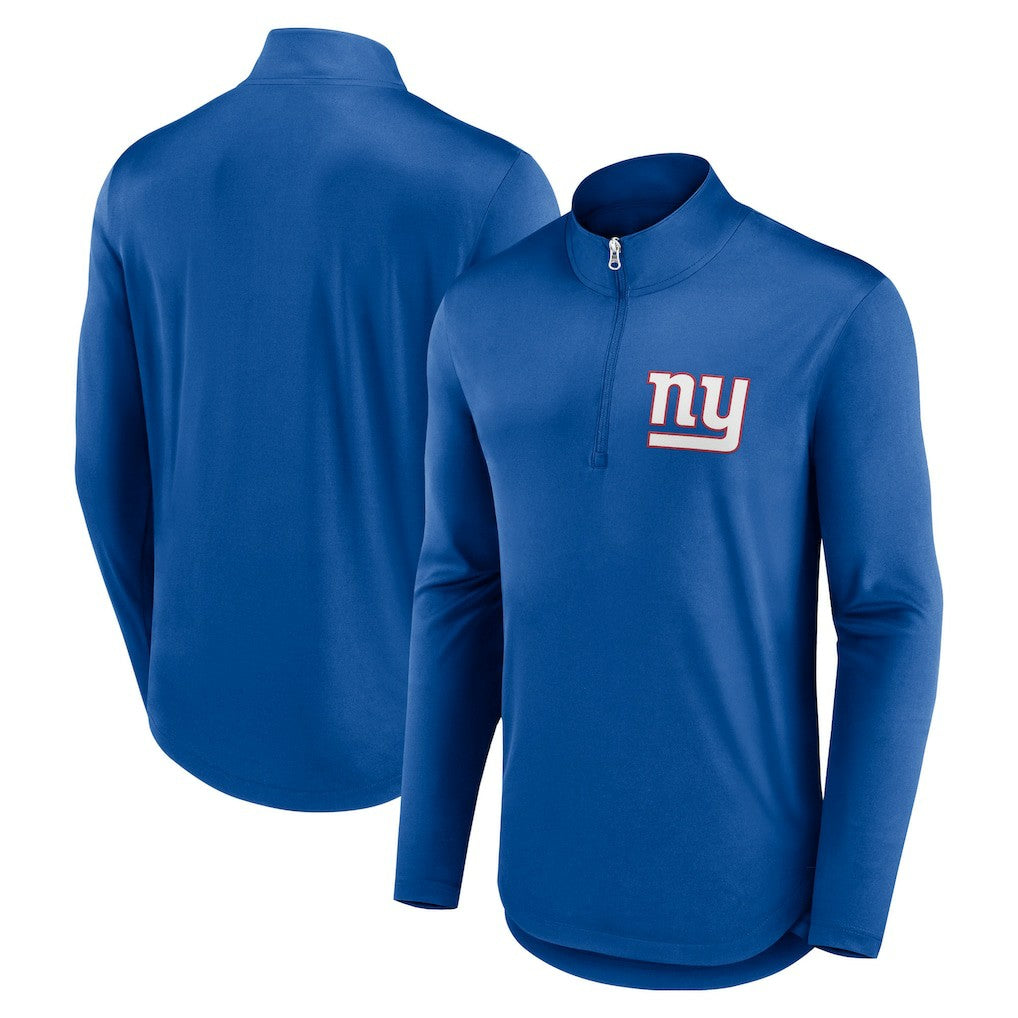 New York Giants Quarterback Quarter-Zip Top - Royal cheap