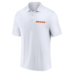 Chicago Bears Lockup Two-Pack Polo Set - White/Navy outlet