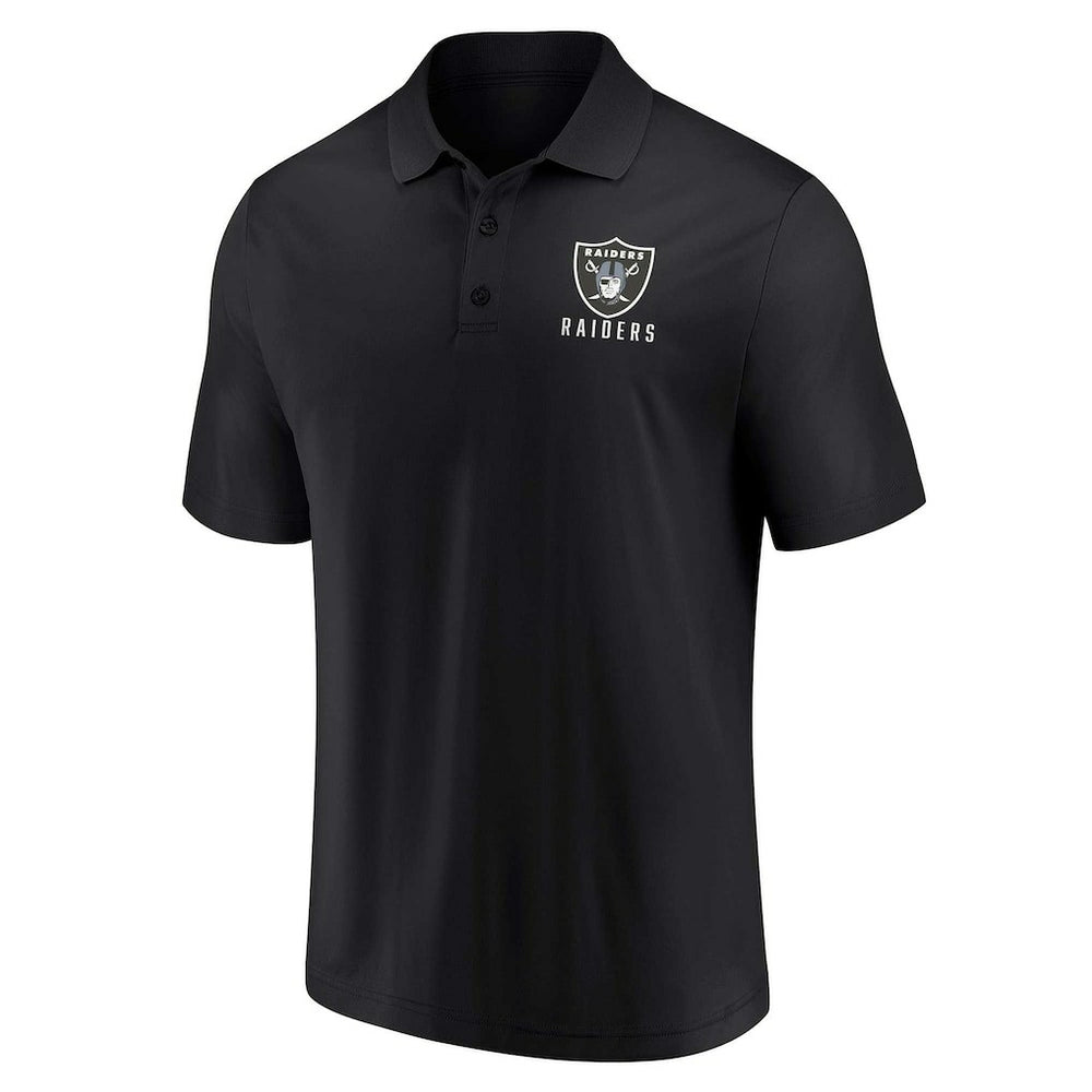 Las Vegas Raiders Lockup Two-Pack Polo Set - White/Black sale