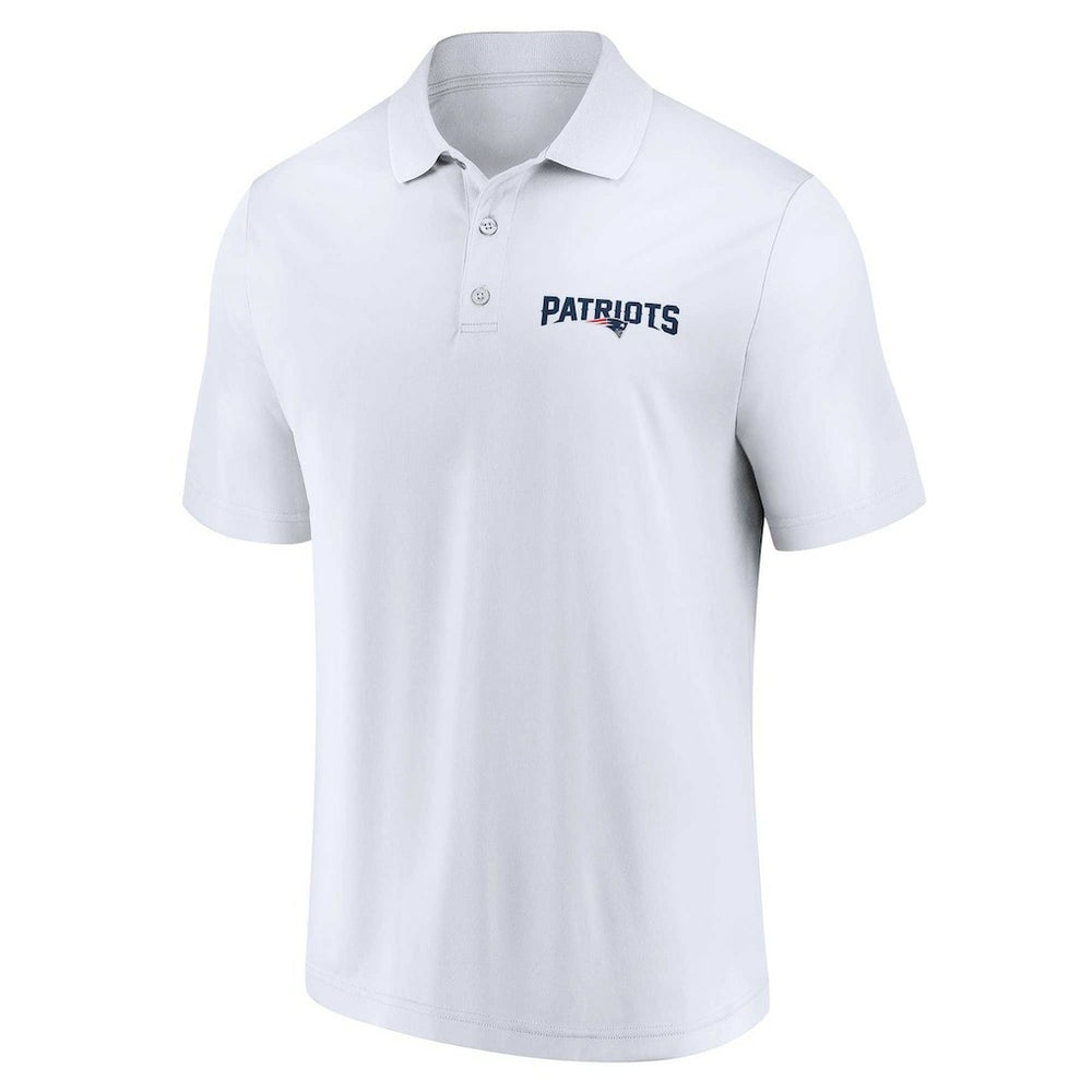 New England Patriots Lockup Two-Pack Polo Set - White/Navy on sale