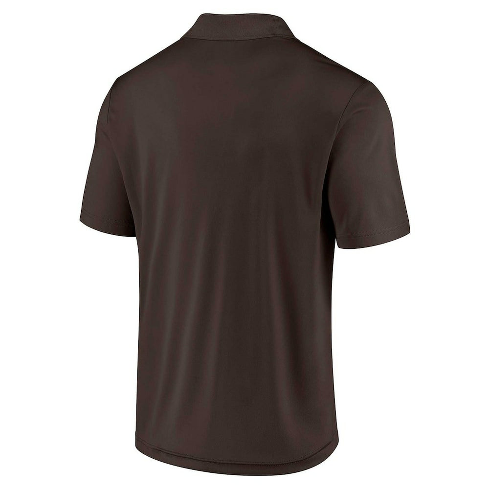 Cleveland Browns Lockup Two-Pack Polo Set - White/Brown for sale