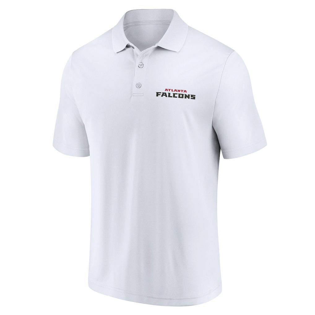 Atlanta Falcons Lockup Two-Pack Polo Set - White/Black sale