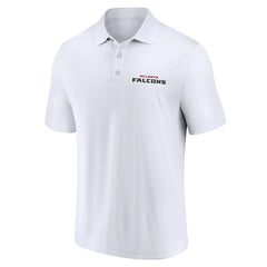 Atlanta Falcons Lockup Two-Pack Polo Set - White/Black sale