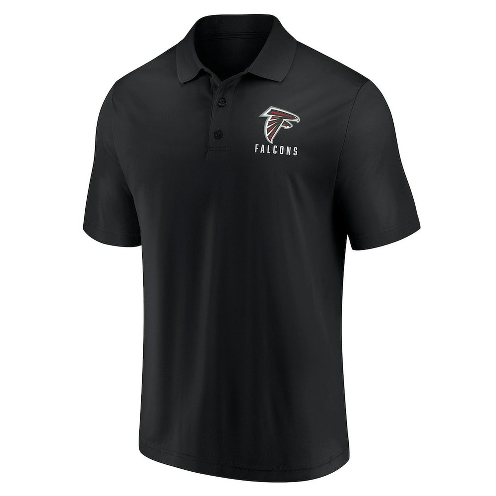 Atlanta Falcons Lockup Two-Pack Polo Set - White/Black sale
