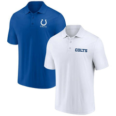 Indianapolis Colts Lockup Two-Pack Polo Set - White/Royal online