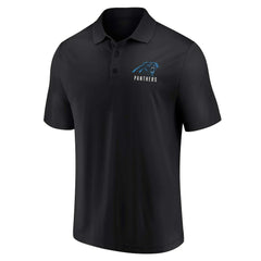 Carolina Panthers Lockup Two-Pack Polo Set - White/Black for sale